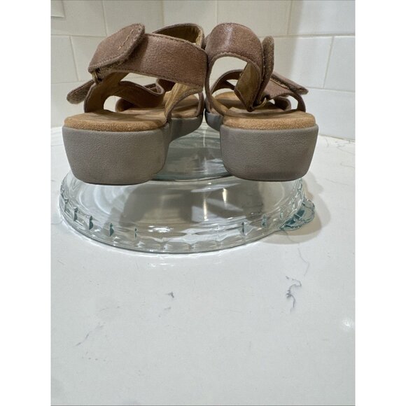 Easy Spirit Kailynne Strappy Sandal Women's Sz 10M Brown Suede Hook & Loop - Picture 11 of 14